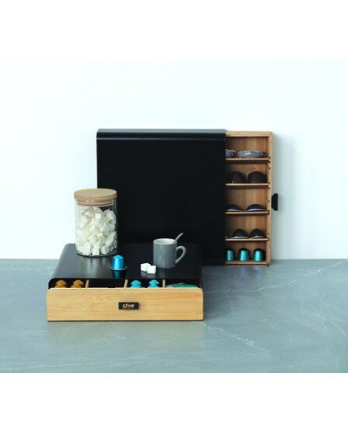 Porte capsules tiroir Naturéo avec séparateurs