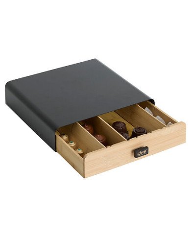 Porte capsules tiroir Naturéo avec séparateurs