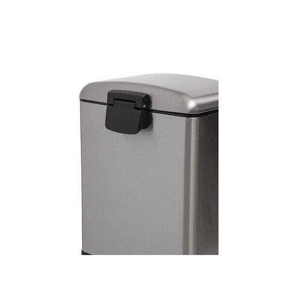 Poubelle à pédale 6 L Ariane en métal inox