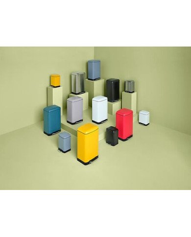 Poubelle à pédale 6 L Ariane en métal inox