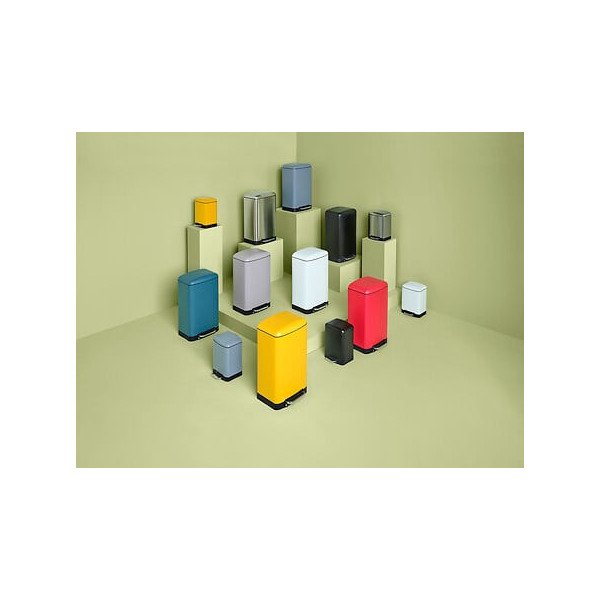 Poubelle à pédale 6 L Ariane en métal inox