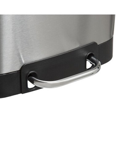 Poubelle à pédale 6 L Ariane en métal inox