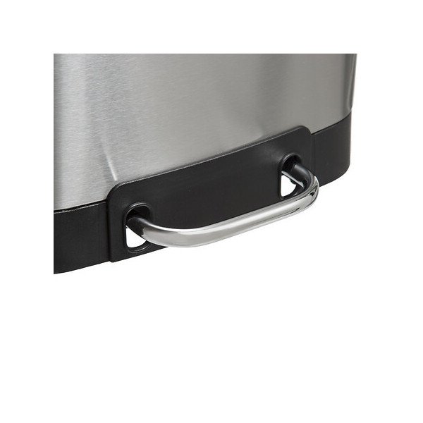 Poubelle à pédale 6 L Ariane en métal inox