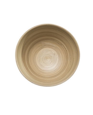 Saladier en bambou naturel diamètre 25 cm