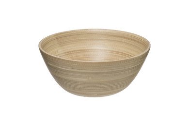Saladier en bambou naturel diamètre 25 cm