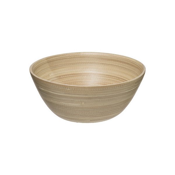 Saladier en bambou naturel diamètre 25 cm