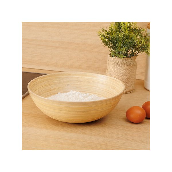 Petit saladier en bambou naturel 17 cm