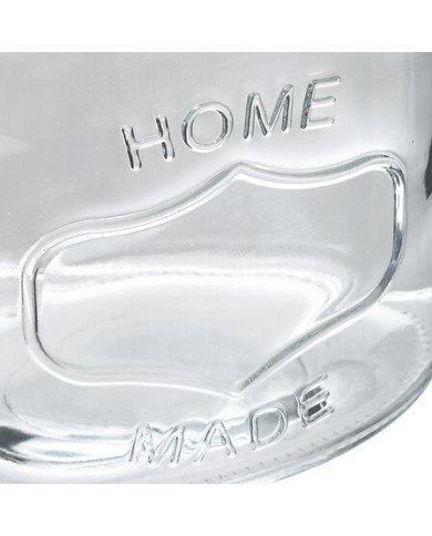 Grand bocal Home 2,5 L verre et inox