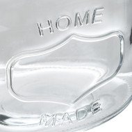 Bocal Home 1 L verre et inox