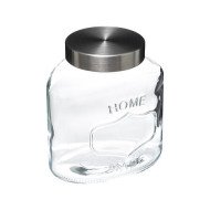 Bocal Home 1 L verre et inox