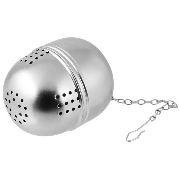 Boule à thé ovale en inox - FACKELMANN Boule à thé ovale en inox - FACKELMANN