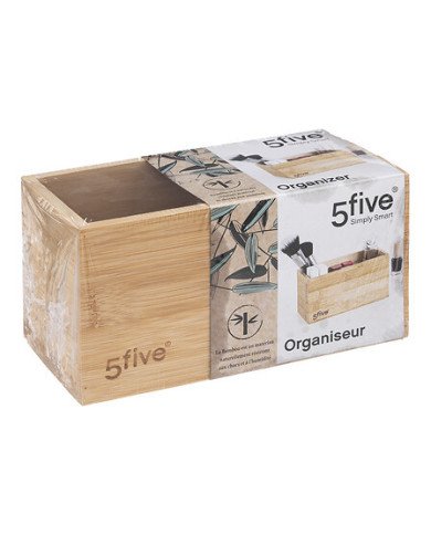 Plateau de rangement rectangle Tidy Smart S en bambou