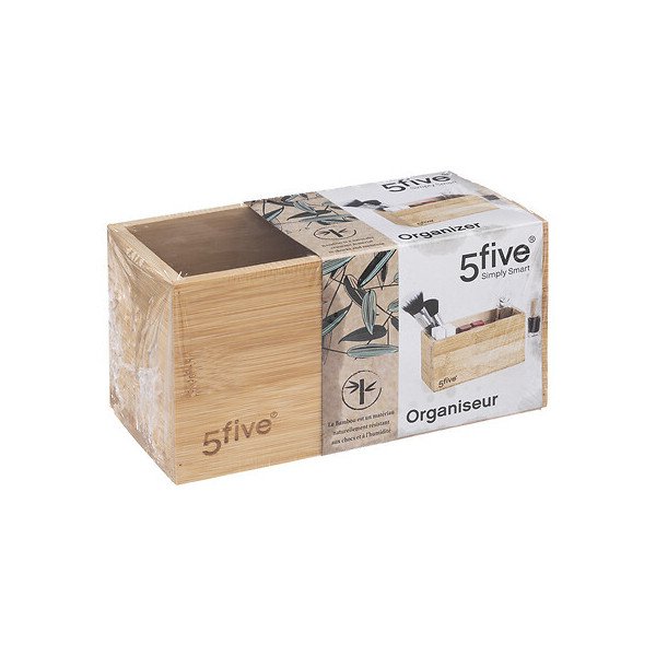 Plateau de rangement rectangle Tidy Smart S en bambou