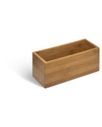 Plateau de rangement rectangle Tidy Smart L en bambou