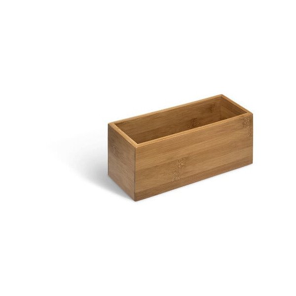 Plateau de rangement rectangle Tidy Smart L en bambou