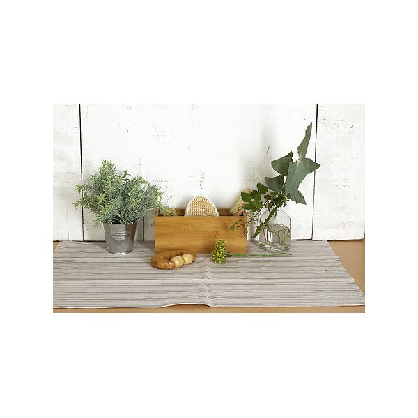 Plateau de rangement rectangle Tidy Smart L en bambou