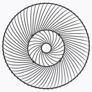 Corbeille à fruits noire torsadée 30 cm