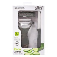 Couteau et éplucheur Zirco en céramique