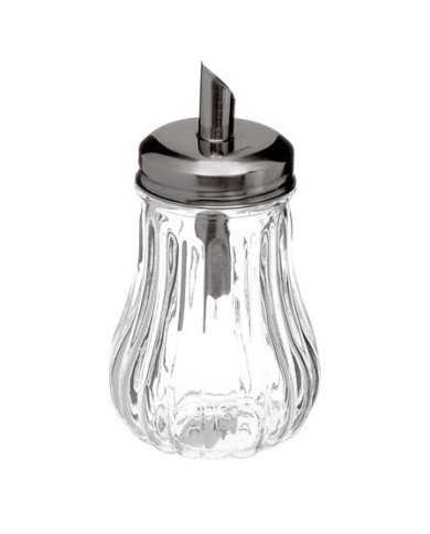 Sucrier en verre et inox – Design élégant