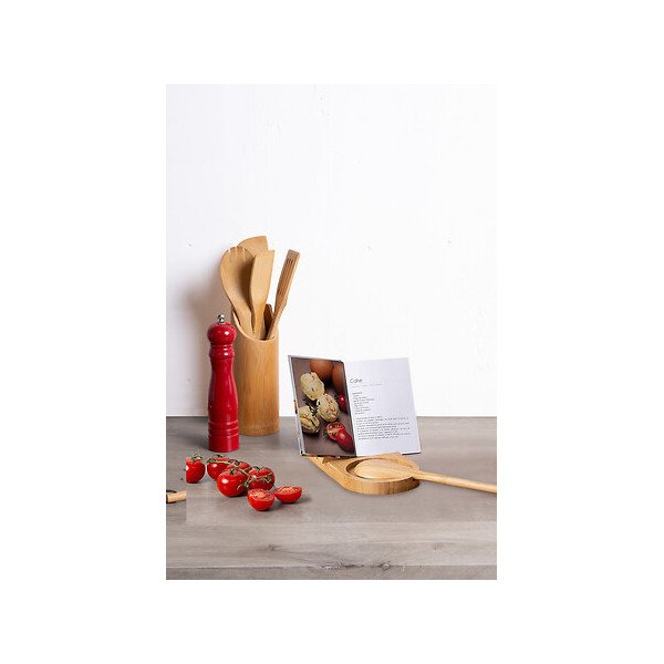 Repose-cuillère et couvercle Harmoni en bambou