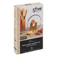 Repose-cuillère et couvercle Harmoni en bambou