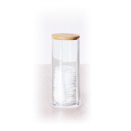 Distributeur disques coton Selena en bambou