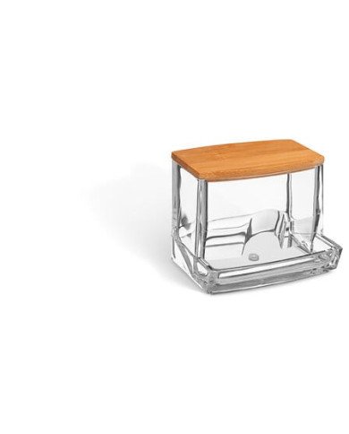 Distributeur à cotons-tiges Selena en bambou