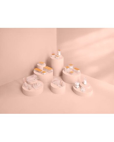 Boîte de rangement rectangulaire Selena S en bambou