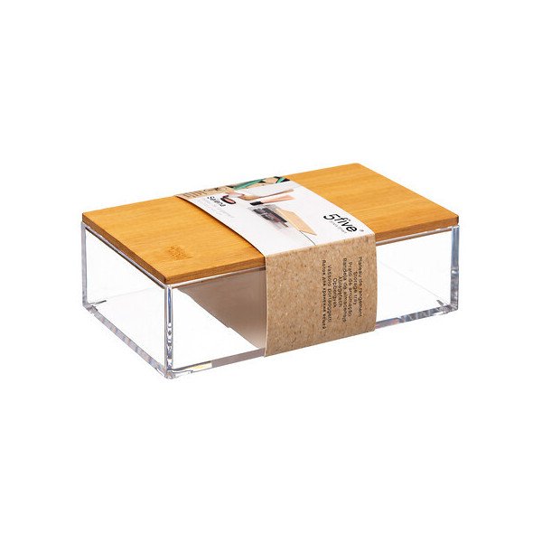 Boîte de rangement rectangulaire Selena S en bambou