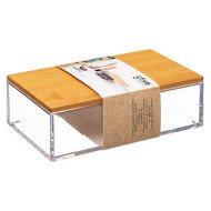 Boîte de rangement rectangulaire Selena S en bambou