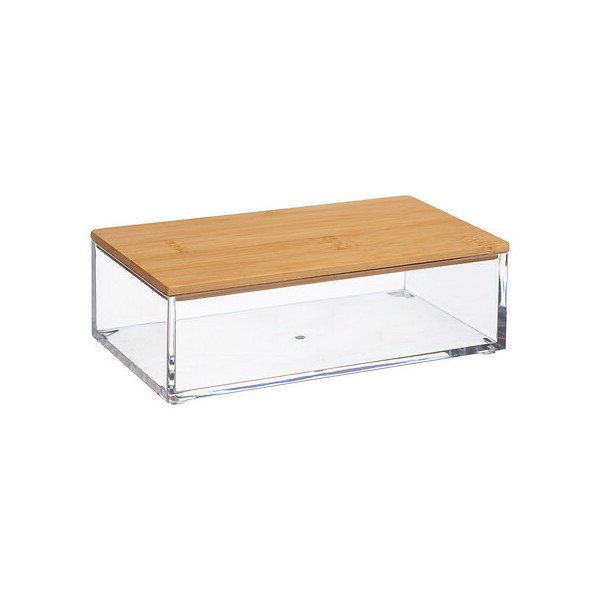 Boîte de rangement rectangulaire Selena S en bambou