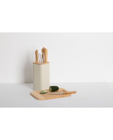 Bloc 4 couteaux et ciseaux Sensia