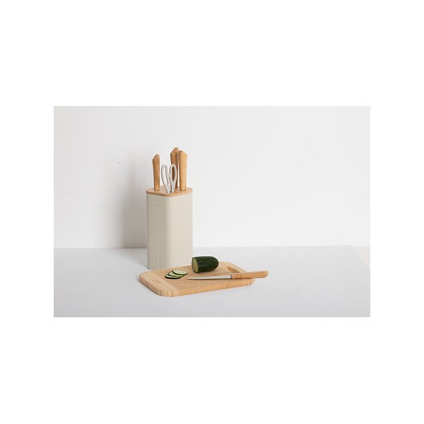 Bloc 4 couteaux et ciseaux Sensia