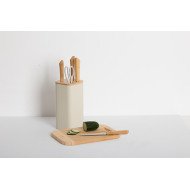 Bloc 4 couteaux et ciseaux Sensia