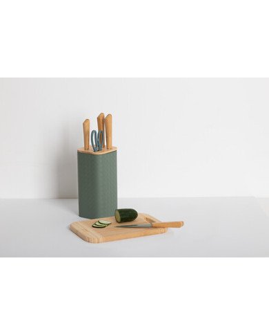 Bloc 4 couteaux et ciseaux Sensia