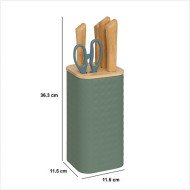 Bloc 4 couteaux et ciseaux Sensia