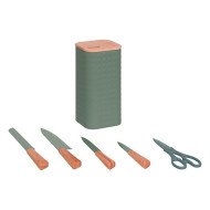 Bloc 4 couteaux et ciseaux Sensia