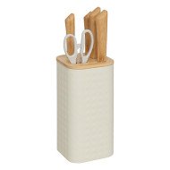 Bloc 4 couteaux et ciseaux Sensia