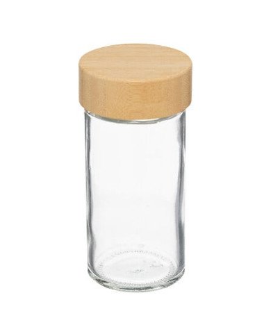 Rack rotatif 16 pots à épices Sensia avec support bambou