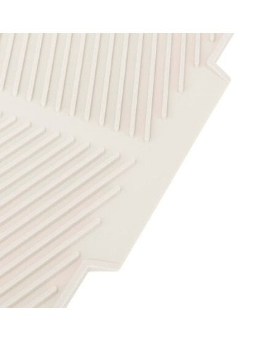 Tapis vaisselle avec rack silicone et métal