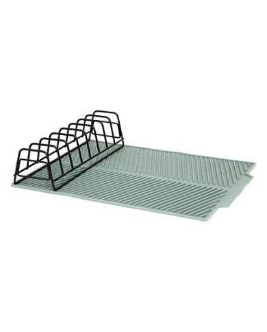 Tapis vaisselle avec rack silicone et métal