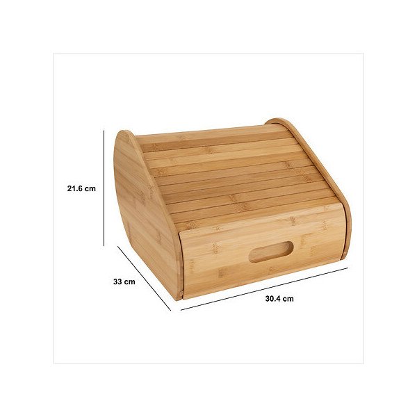Boîte à pain format tiroir en bambou
