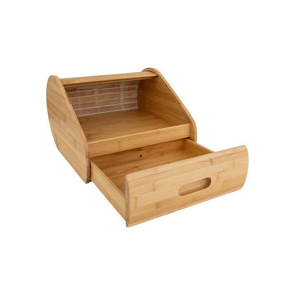 Boîte à pain format tiroir en bambou