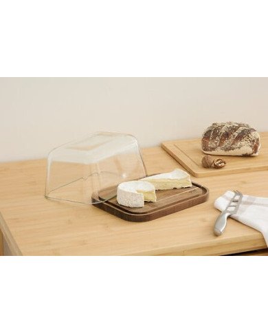 Boîte à fromage Harmony avec couvercle acacia
