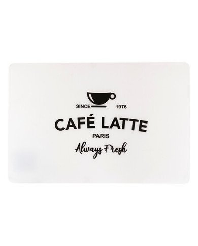 Set de table Bistrot 45 x 30 cm blanc et noir