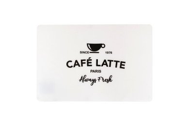 Set de table Bistrot 45 x 30 cm blanc et noir