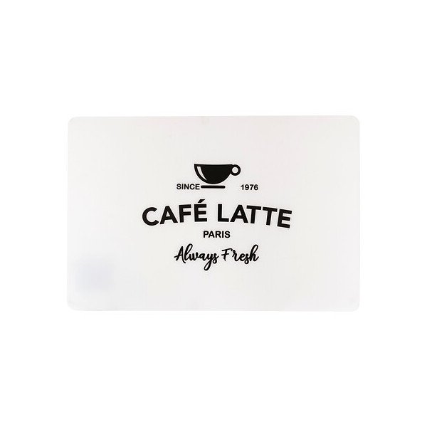 Set de table Bistrot 45 x 30 cm blanc et noir