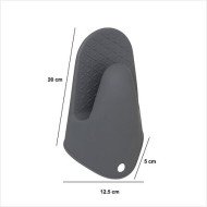 Manique de cuisine en silicone gris