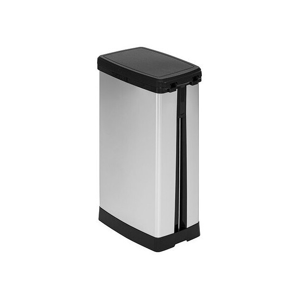 Poubelle slim soft close 40 L plastique