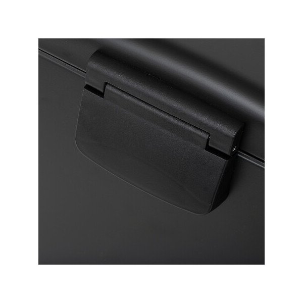 Poubelle à pédale Ariane 20 L métal noir